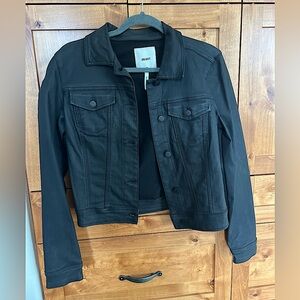 Object, black denim jacket, size 38/M